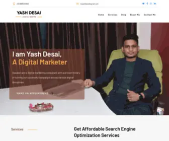 Iamyashdesai.in(Yash Desai) Screenshot