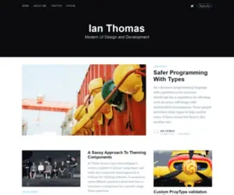 Ian-Thomas.net(Ian Thomas) Screenshot
