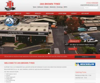 Ianbrowntyres.co.uk(Ian Brown Tyres) Screenshot