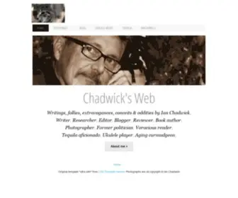 Ianchadwick.com(Chadwick's Web) Screenshot