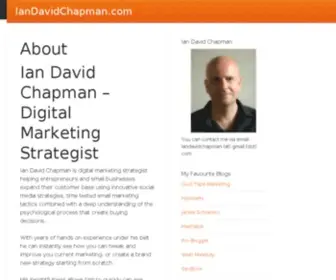 Iandavidchapman.com(Marketing Strategy) Screenshot