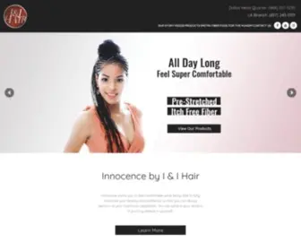 Iandihair.com(I&I HAIR CORPORATION) Screenshot