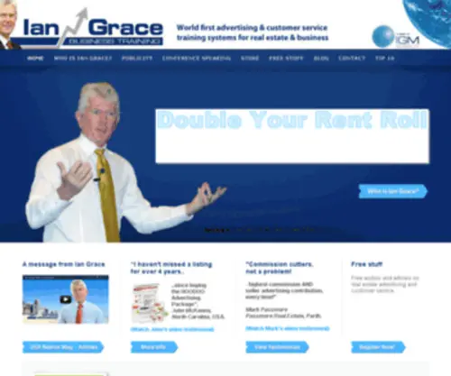 Iangrace.com(Real estate advertising training) Screenshot