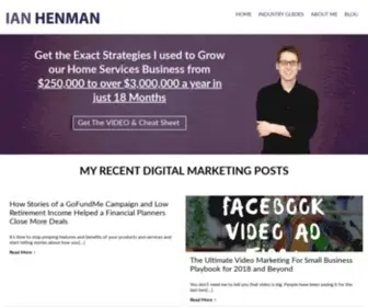 Ianhenman.com(NEW YT Hompage) Screenshot