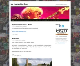 Ianhunter.com(Ian Hunter Dot Com) Screenshot