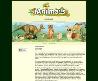 Ianimals.com(Animal Pictures) Screenshot