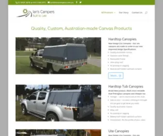 Ianscampers.com.au(Ian's Campers) Screenshot