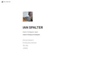 Ianspalter.com(IAN SPALTER) Screenshot