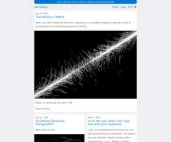Ianthehenry.com(Ian Henry) Screenshot