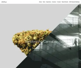 Ianthuscapital.com(IAnthus Capital Holdings) Screenshot
