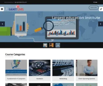 Iantlms.com(IANT Leaning Management System) Screenshot