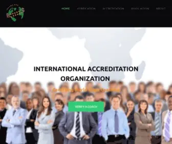 Iaocwc.org(International Accreditation Organization Certifying World) Screenshot