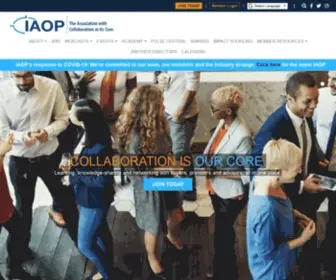 Iaop.org(The Association with Collaboration at its Core) Screenshot