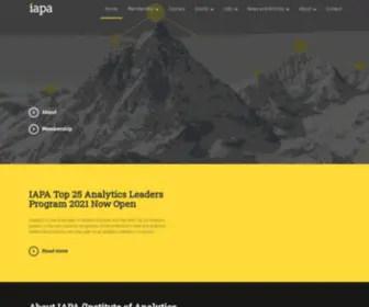 Iapa.org.au(Institute of Analytics Professionals of Australia) Screenshot