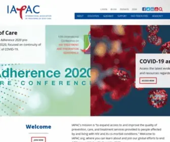 Iapac.org(The International Association of Providers of AIDS Care (IAPAC)) Screenshot