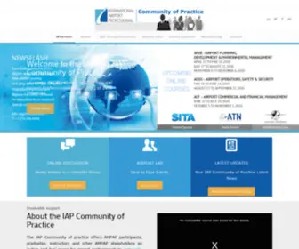 Iapcop.aero(Your IAP Community of Practice website) Screenshot