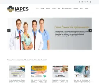 Iapesposgraduacoes.com.br(Cursos de aprimoramento e pós graduações em Fisioterapia e Saúde) Screenshot