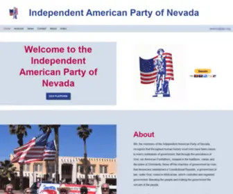 Iapn.org(Independent American Party of Nevada) Screenshot