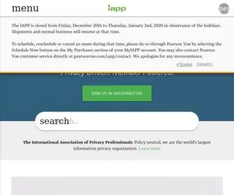 Iapp.org(The International Association of Privacy Professionals) Screenshot