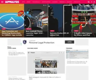 Iappnalysis.com(IAppnalysis covers a smorgasbord of topics) Screenshot