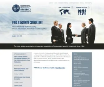 Iapsc.org(Security Consultants) Screenshot