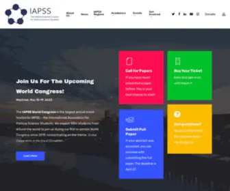 Iapss.org(The democratic student government representing political science students around the world) Screenshot