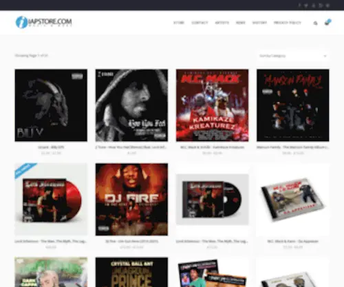 Iapstore.com(Your #1 Source for Underground Music Since 2004) Screenshot