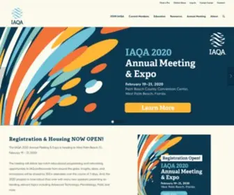 Iaqa.org(Indoor Air Quality Association) Screenshot