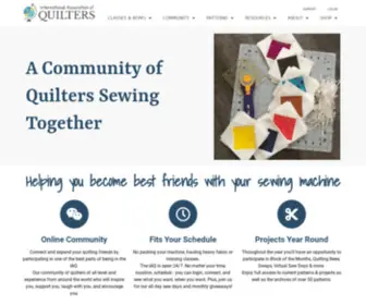 Iaquilters.com(International Association of Quilters) Screenshot