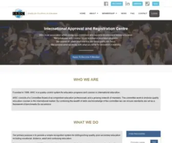 Iarcedu.com(Quality for Excellence in Education) Screenshot