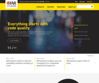 Iar.com(IAR Systems) Screenshot