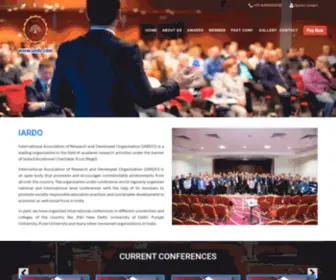 Iardo.com(International Association of Research and Developed Organization) Screenshot