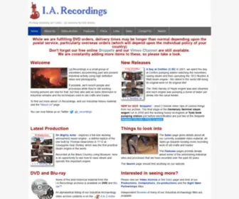 Iarecordings.org(Industrial Archaeology Recordings Index) Screenshot