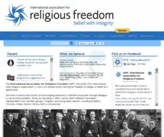 Iarf.net(Interfaith dialogue and social justice projects since 1900) Screenshot
