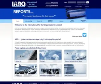 Iaro.com(International Air Rail Organisation) Screenshot