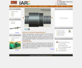 Iarpune.co.in(Institute Of Applied Research) Screenshot