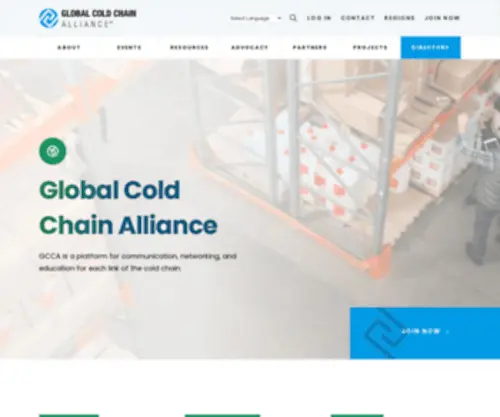 Iarw.org(Global Cold Chain Alliance) Screenshot