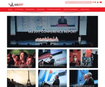Ias2017.org(9th IAS Conference on HIV Science) Screenshot