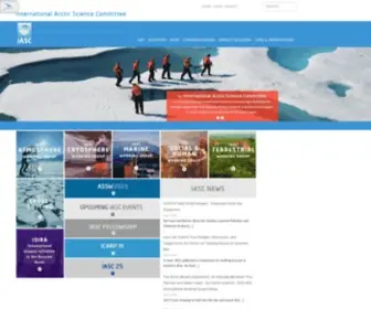 Iasc.info(International Arctic Science Committee) Screenshot