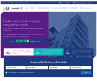 Iascorporate.co.uk(IAS Corporate Immigration Lawyers) Screenshot