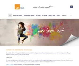 Iasdas.com.au(Ias international art services australia) Screenshot