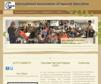 Iase.org(International Association for Special Education) Screenshot