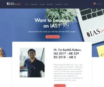 Iasinside.com(Online IAS Preparation) Screenshot