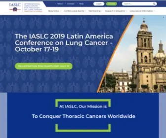 Iaslc.org(The International Association for the Study of Lung Cancer (IASLC)) Screenshot