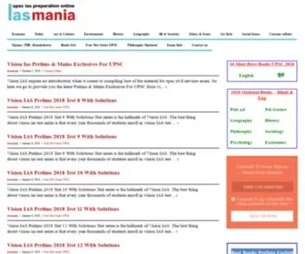 Iasmania.com(Civil Services Preparation Online) Screenshot