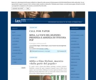 Iaspmitalia.net(Iaspm italiana) Screenshot