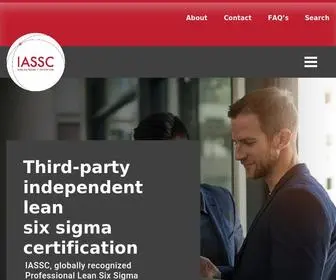 Iassc.org(Lean Six Sigma Certification) Screenshot