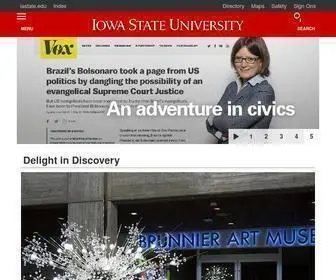 Iastate.edu(Iowa State University) Screenshot