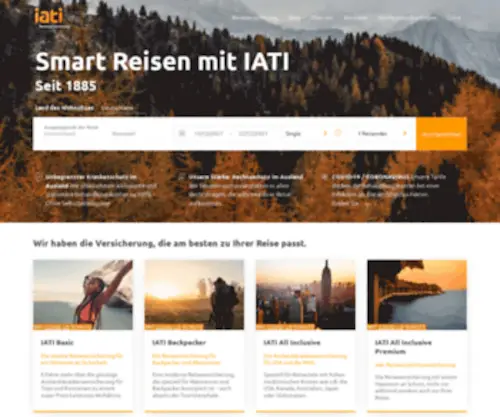 Iati-Reiseversicherung.de(Reiseversicherung neu gedacht) Screenshot