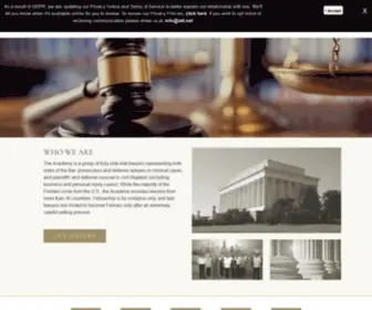 Iatl.net(International Academy of Trial Lawyers) Screenshot